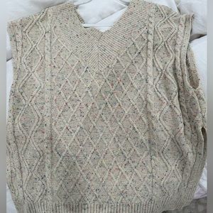 Boutique oversized sweater vest
